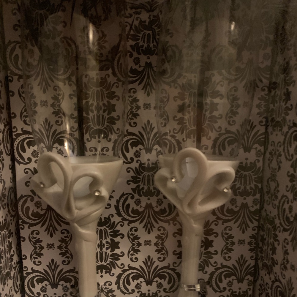 Wedding champagne cups